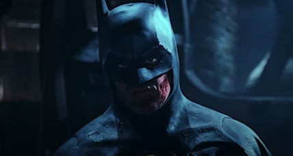 Batman bloodied