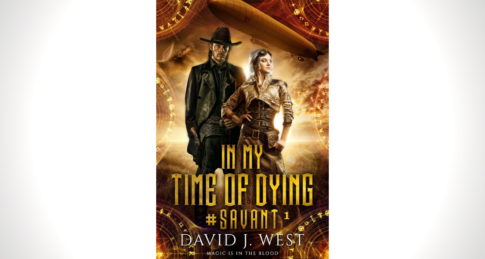 Cover of the novel 'In My Time of Dying,' by David J. West.