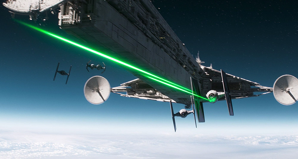 TIE fighters pursue Luthen's ship in 'Star Wars: Andor' (2022), Disney+