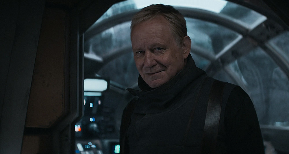Luthen on the bridge of his ship in 'Star Wars: Andor' (2022), Disney+