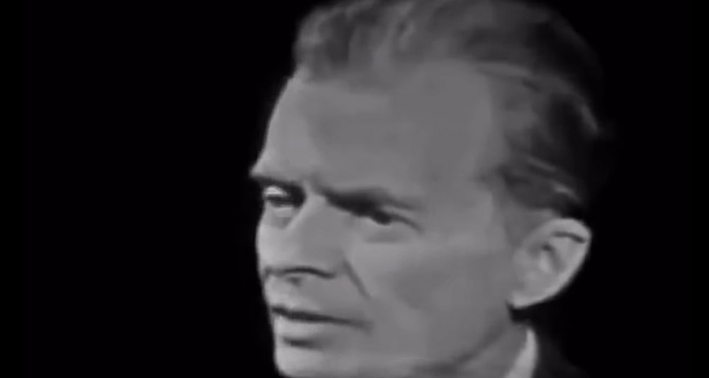 Aldous Huxley accurately predicts the rise of the tyrannical Left in America during a 1958 interview, LibertyPen YouTube
