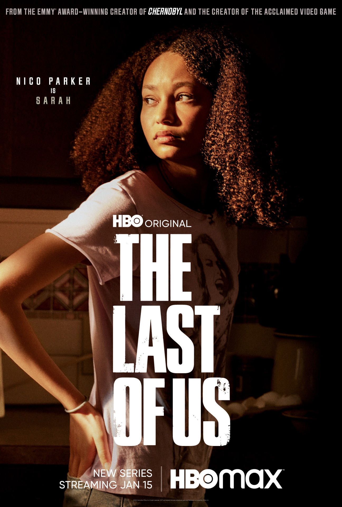 Nico Parker is Sarah in HBO's The Last of Us (2023) via HBO