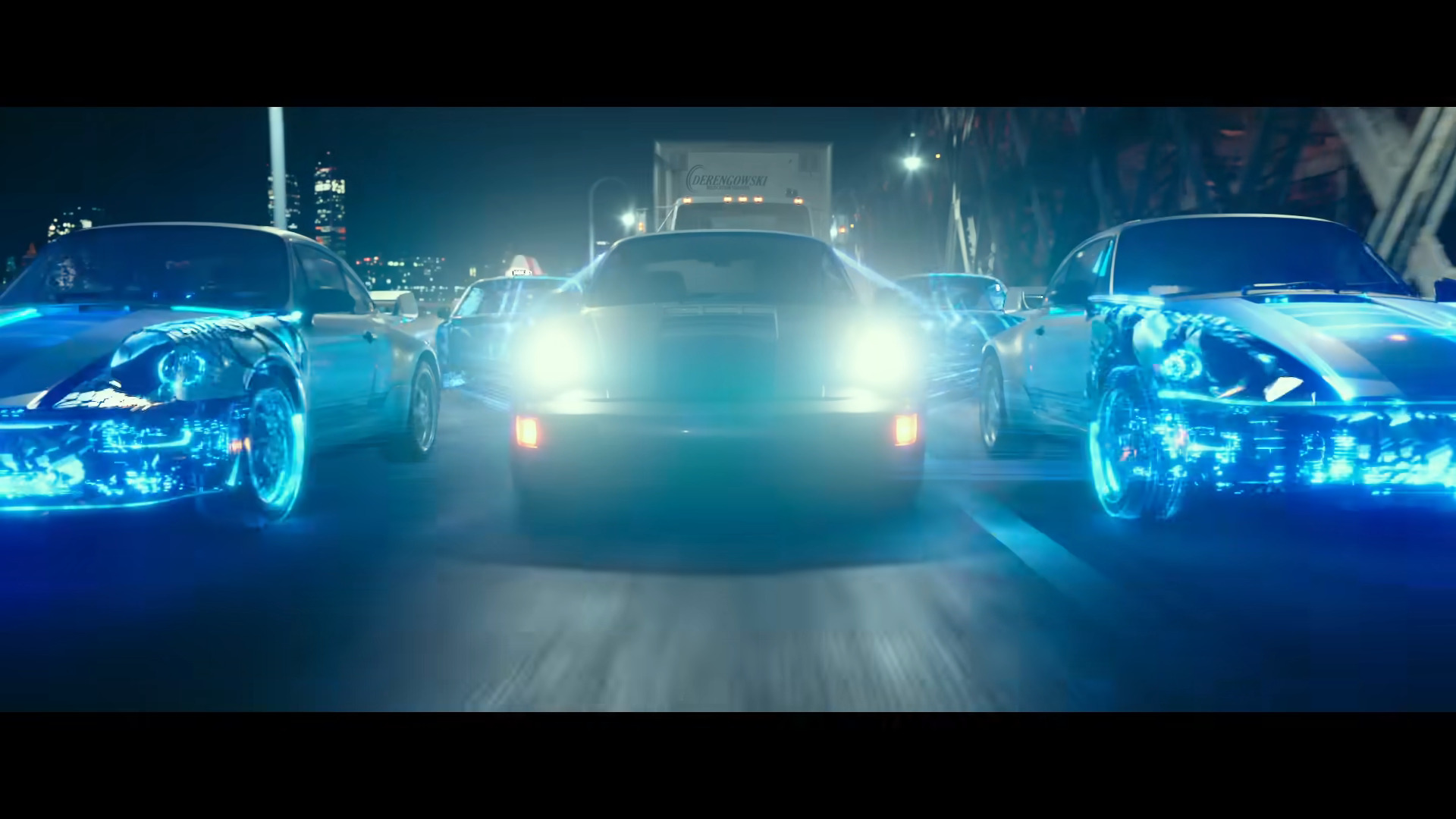 Mirage (Pete Davidson) eludes the police in Transformers: Rise of the Beasts (2023), Paramount Pictures via YouTube