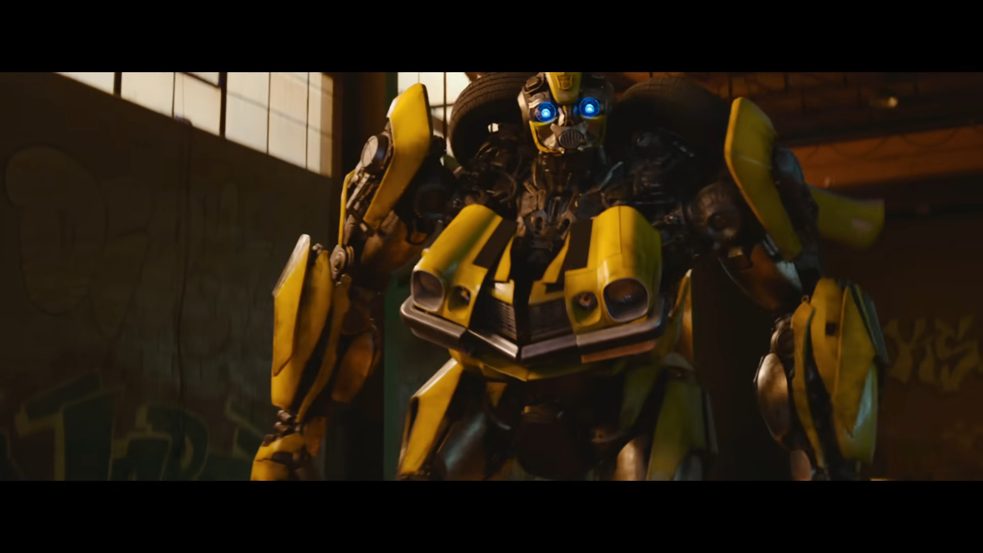 Bumblebee prepares for his next mission in Transformers: Rise of the Beasts (2023), Paramount Pictures via YouTube