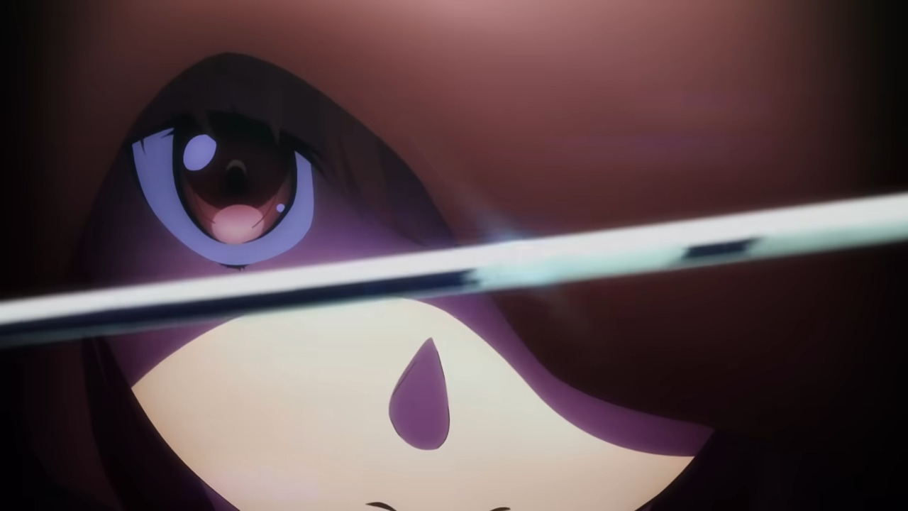 Asuna (Haruka Tomatsu) prepares to fight her way out in Sword Art Online: Progressive - Aria of a Starless Night (2021), Aniplex via YouTube