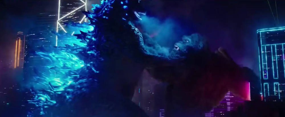 Kong and bright Godzilla