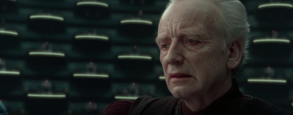 Ian McDiarmid as Supreme Chancellor Palpatine in Star Wars Episode 2: The Attack of the Clones (2002), Lucasfilm