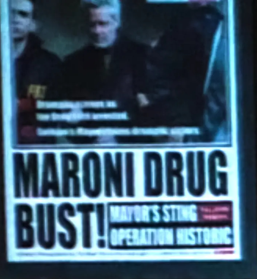 Maroni drug bust-The Batman