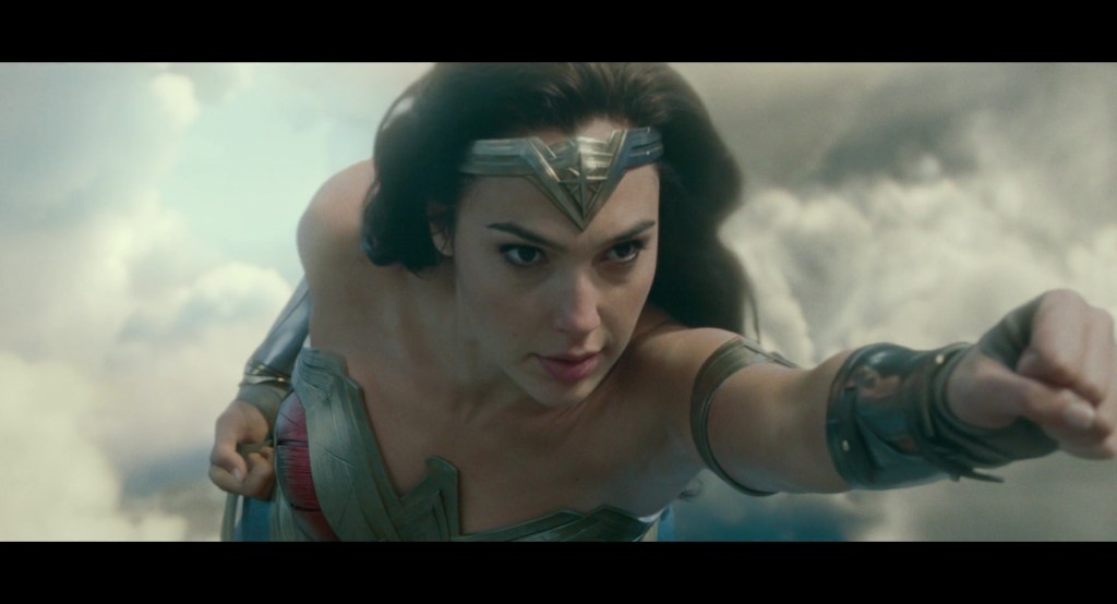 Wonder Woman (Gal Gadot) finally learns to fly in Wonder Woman 1984 (2020), Warner Bros. Pictures via Blu-ray
