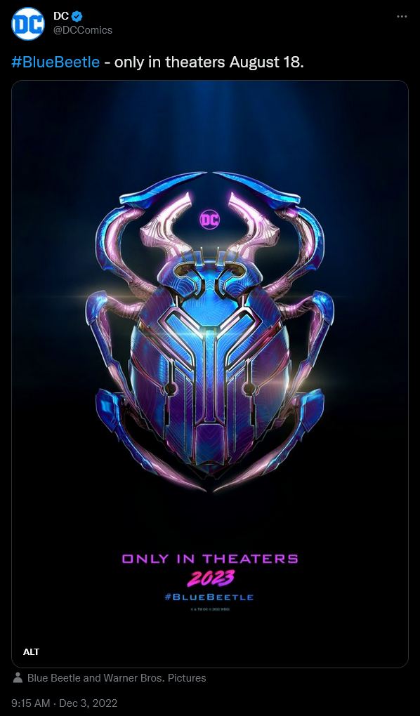 Blue Beetle (2023), Warner Bros. Entertainment
