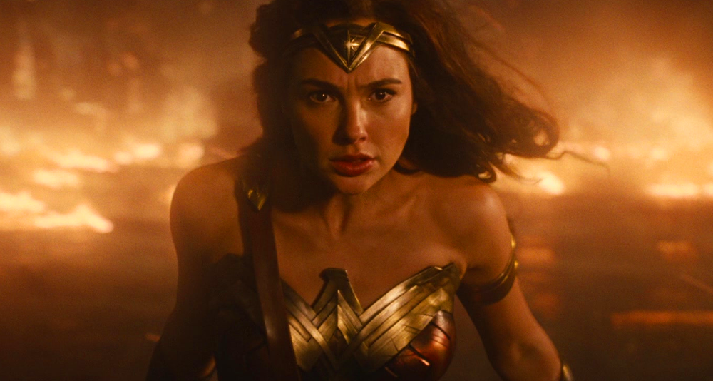 Diana (Gal Gadot) prepares to harness the power of the Gods in Wonder Woman (2017), Warner Bros. Pictures via Blu-ray