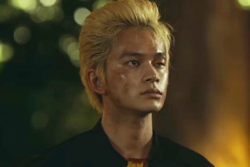 Takemichi (Takumi Kitamura) is ready for revenge in Tokyo Revengers 2: Bloody Halloween -Fate- (2023), Warner Bros. via YouTube