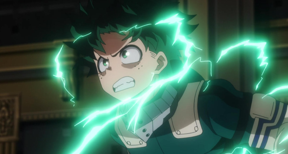 Deku prepares to unleash his true power in My Hero Academia: World Heroes' Mission (2021), Bones via Blu-ray