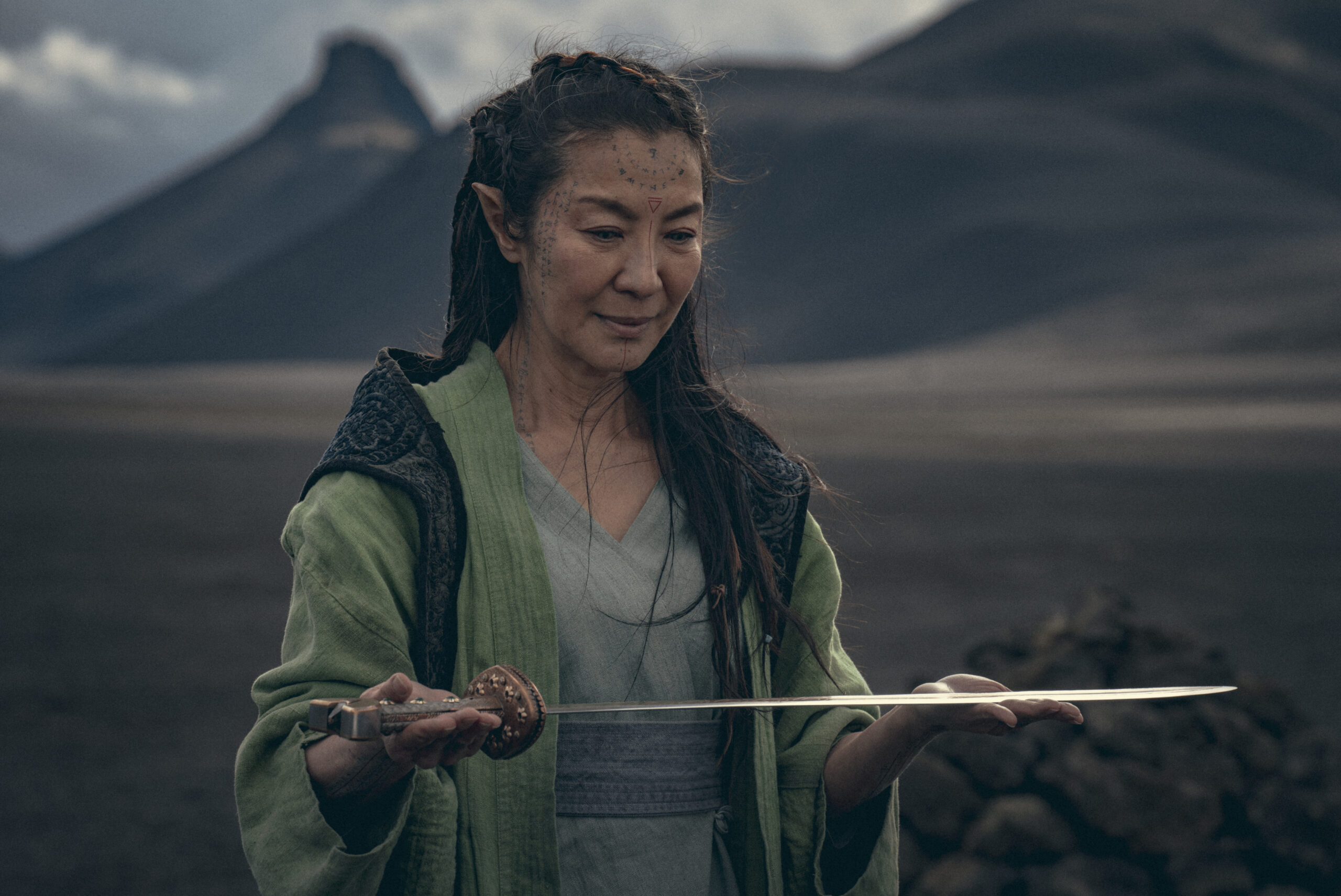 Michelle Yeoh as Scian in The Witcher: Blood Origin (2022) via Netflix