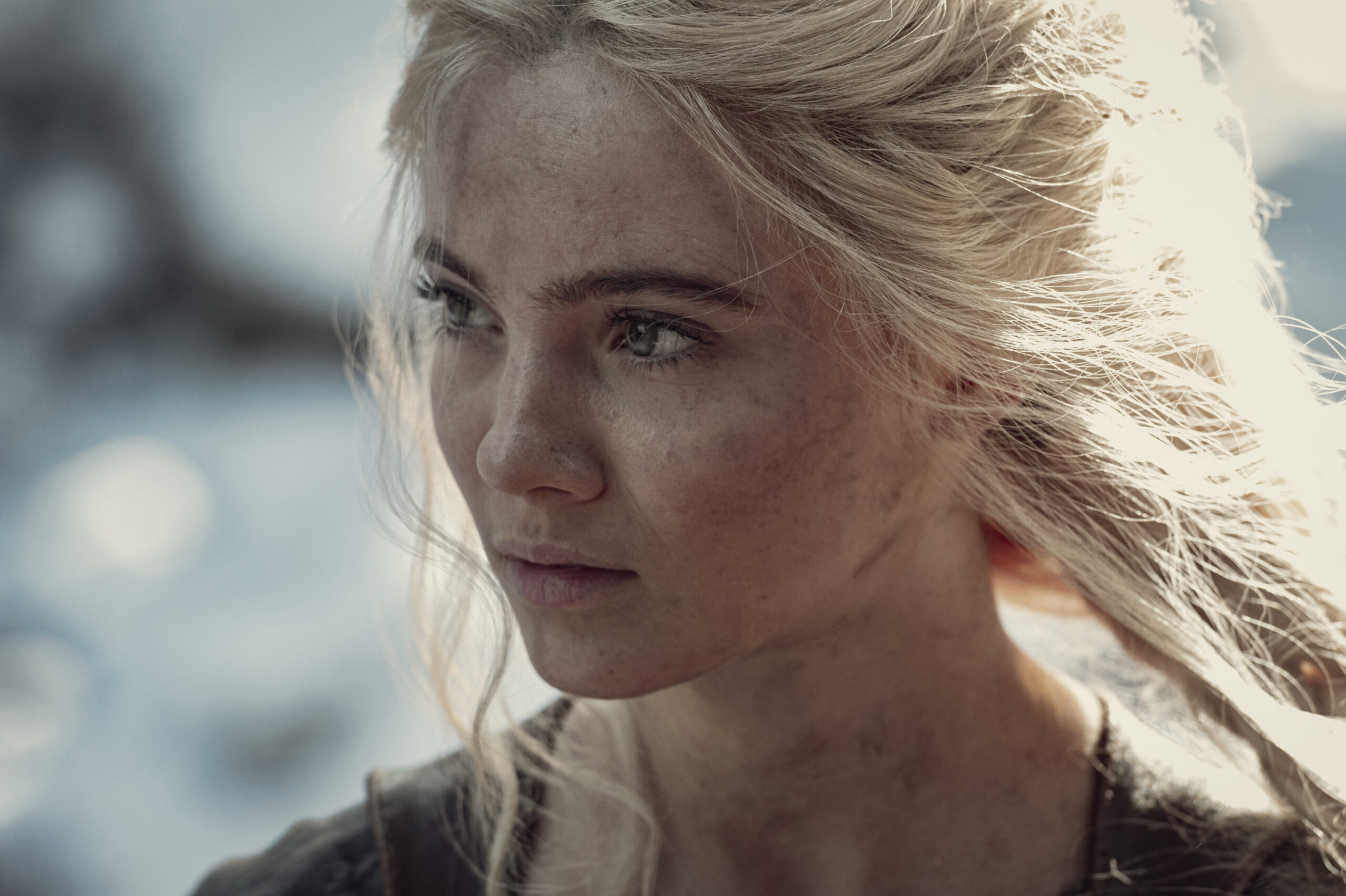 Ciri (Freya Allan) steadies herself in The Witcher Season 2 Episode 3 "What Is Lost" (2021) via Netflix