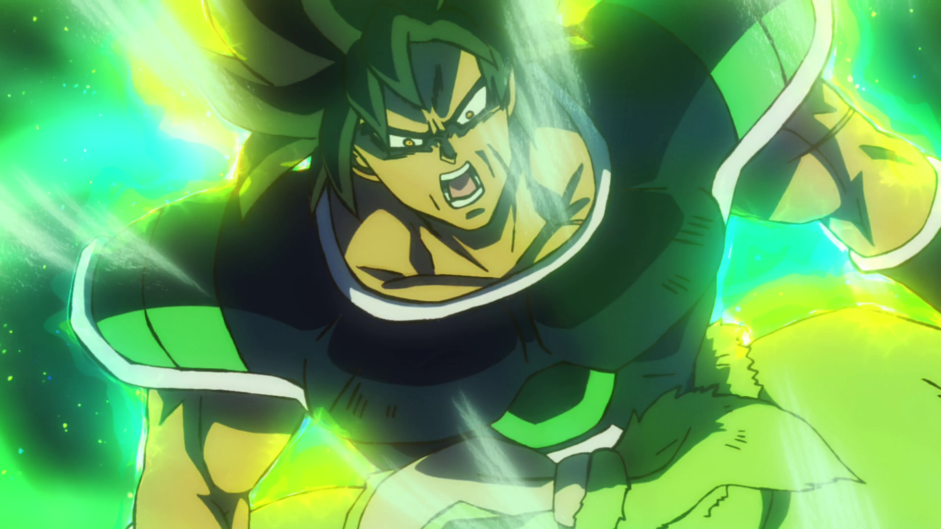 Broly (Vic Mignogna) discovers his father has been killed in Dragon Ball Super: Broly (2018), Toei Animation