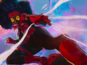 Spider-Woman (Issa Rae) unleashes her webs in Spider-Man: Across the Spider-Verse (2023), Sony Pictures Animation via YouTube