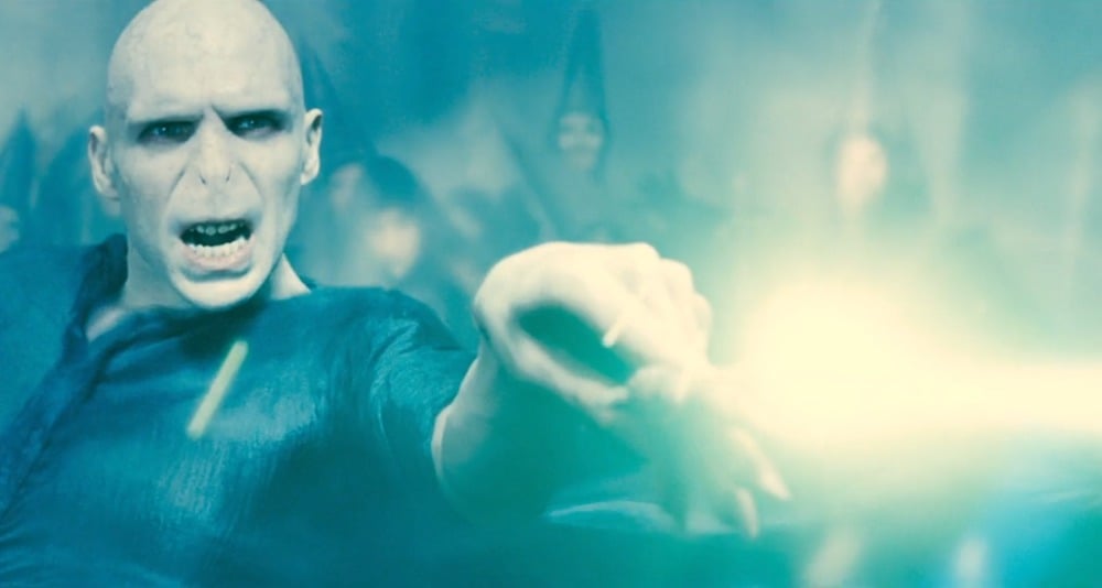 harry potter getting hit by avada kedavra