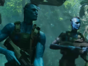 Quaritch (Stephen Lang) leads the a platoon onto the surface of Pandora in Avatar: The Way of Water (2022), Disney