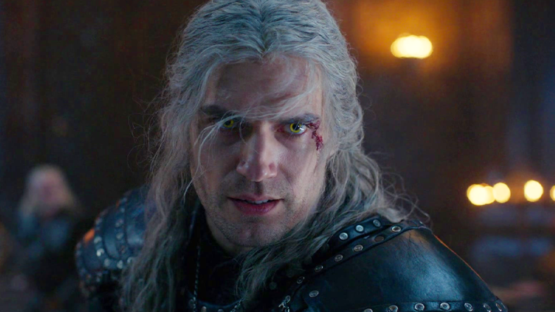 Geralt (Henry Cavill) reaches out to a possessed Ciri (Freya Allan) in The Witcher Season 2 Episode 8 “Family” (2021) via Netflix