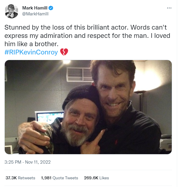 Mark Hamill unsure if he will voice Joker again following Kevin Conroy's  passing