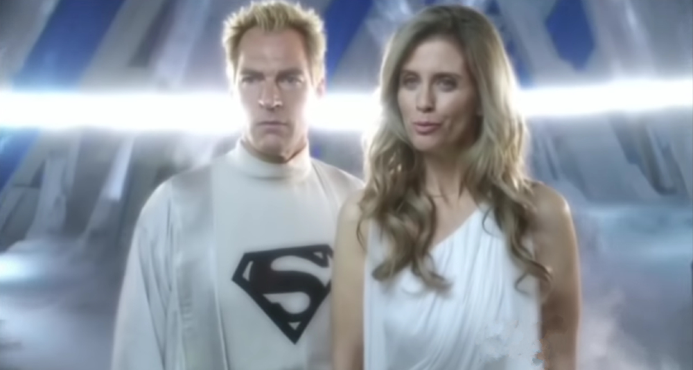 Supermans parents on Smallville