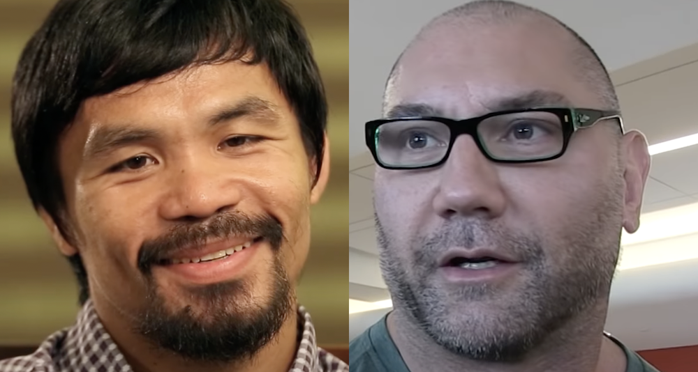 Dave Bautista says he got Manny Pacquiao tattoo covered after