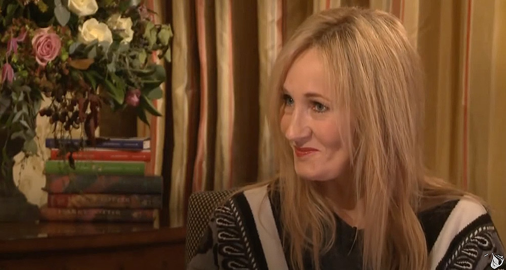 J.K. Rowling during a Virtual Author Visit interview, via YouTube