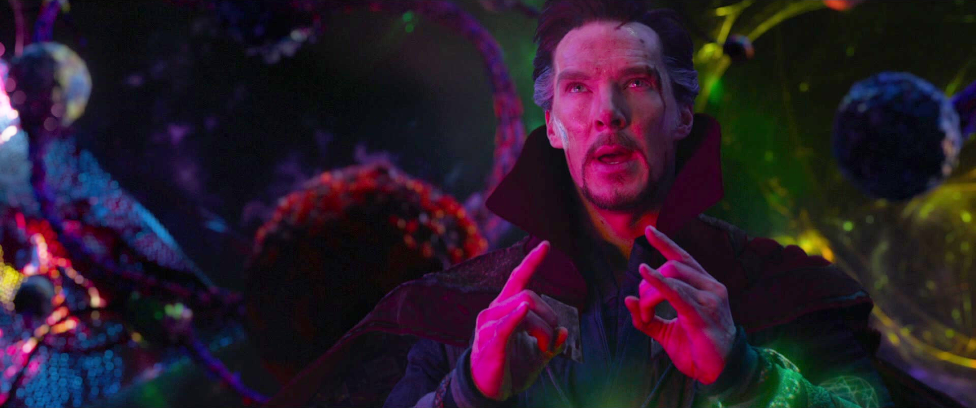 Doctor Strange (Benedict Cumberbatch) has come to make a deal in Doctor Strange (2016), Marvel Entertainment