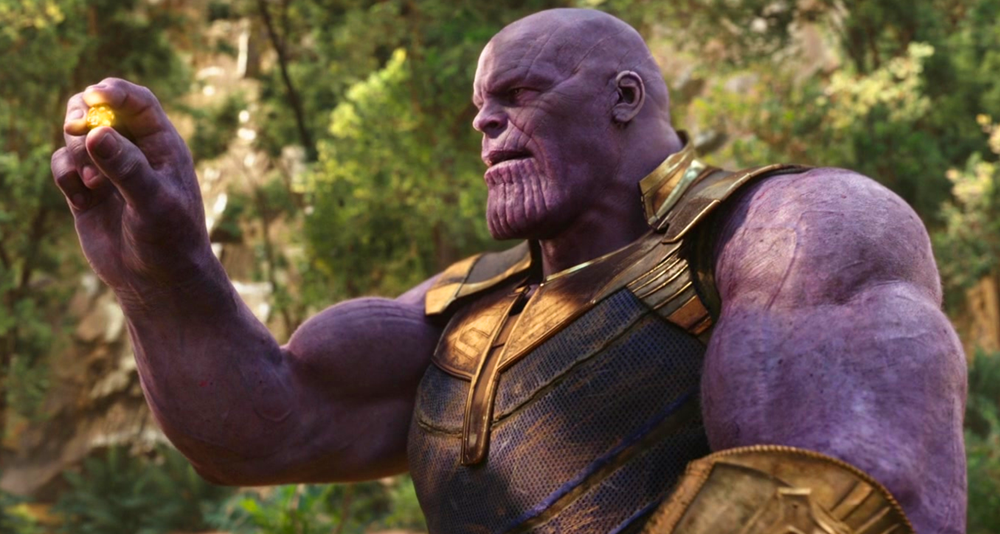 Thanos (Josh Brolin) finally acquires the Mind Stone in Avengers: Infinity War (2018), Marvel Entertainment