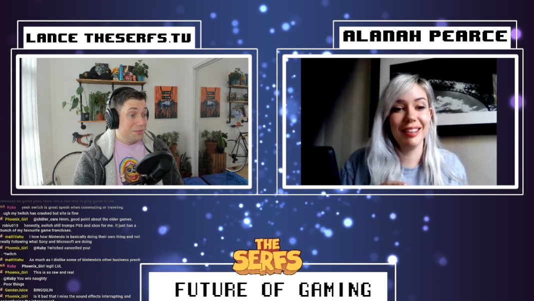 Alanah Pearce discusses Tencent's alleged preferences when funding or producing films and games with Lance of The Serfs via Twitch