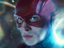 Barry Allen (Ezra Miller) braces himself to enter the Speed Force in Zack Snyder's Justice in Zack Snyder's Justice League (2021), Warner Bros. Entertainment