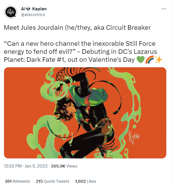 DC Editor Says "TransMan" Hero Circuit Breaker “Is Gonna Be Your New