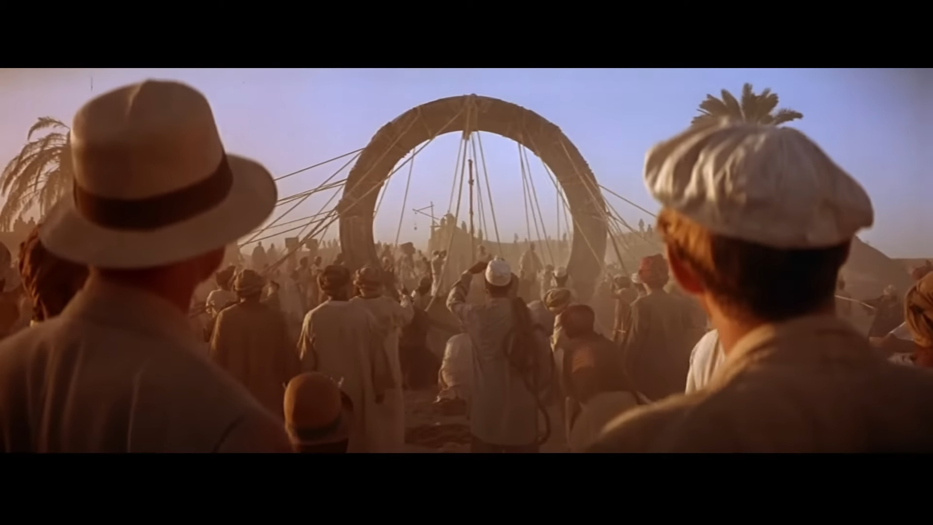 A Stargate is discovered in the deserts of Egypt in Stargate (1994), MGM
