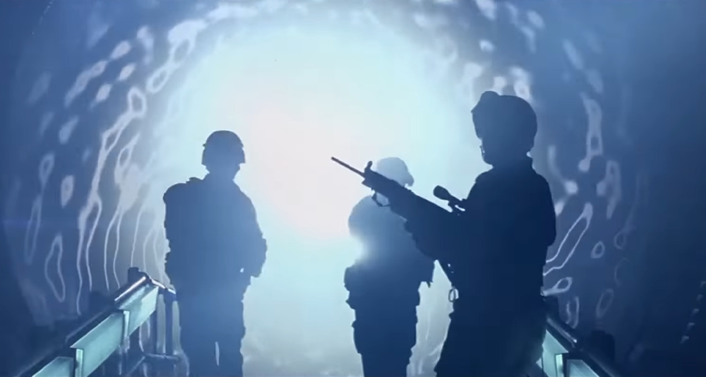 The US Military enters a Stargate for the first time in Stargate (1994), MGM