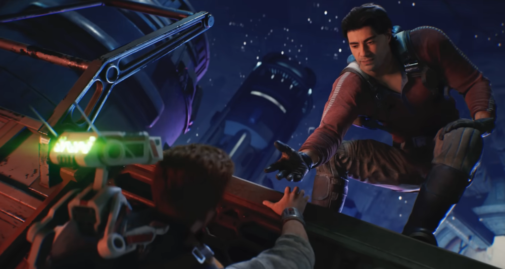 Bode Akuna offers a helping hand to Cal Kestis and BD-1 via Star Wars Jedi Survivor (2023), EA