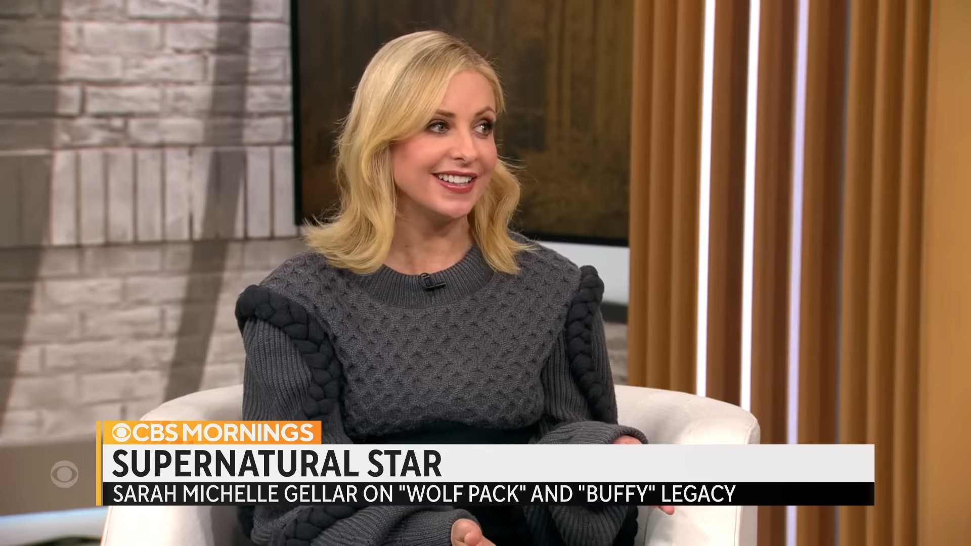 Sarah Michelle Gellar stops by CBS Mornings to talk 'Wolf Pack'