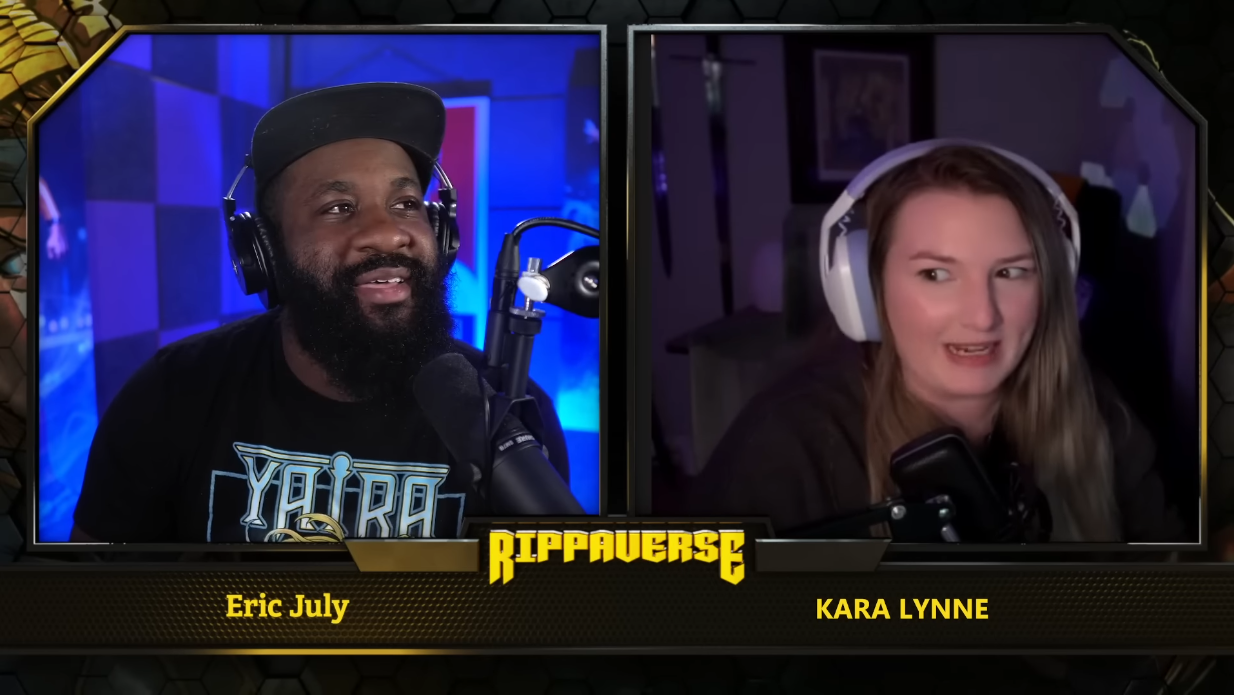 Eric July interviews Kara Lynne on Rippaverse via YouTube