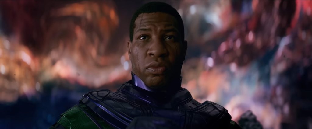 Kang the Conqueror (Jonathan Majors) looks out upon his Chrononaut army in Ant-Man and the Wasp: Quantumania (2023), Marvel Entertainment