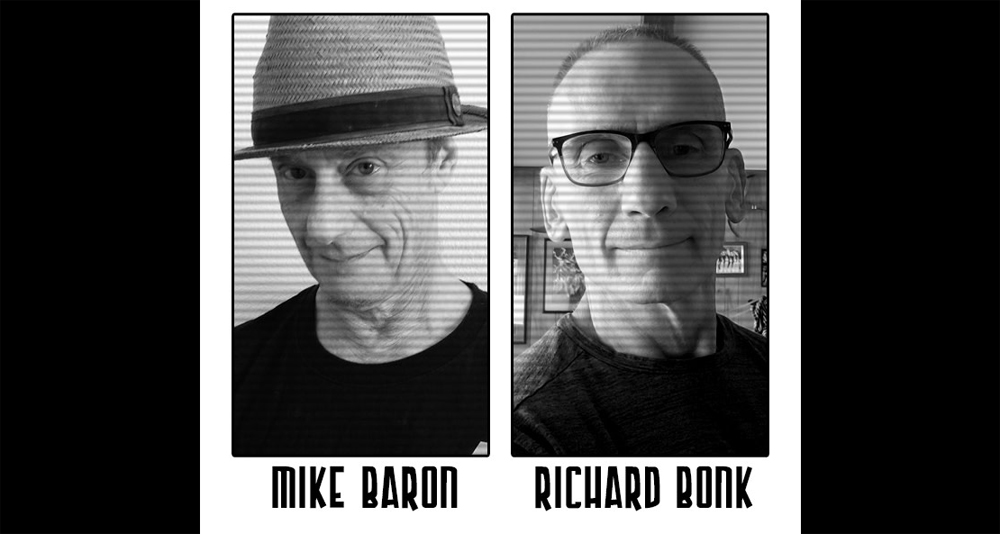'Private American' author, Mike Baron, and artist, Richard Bonk.