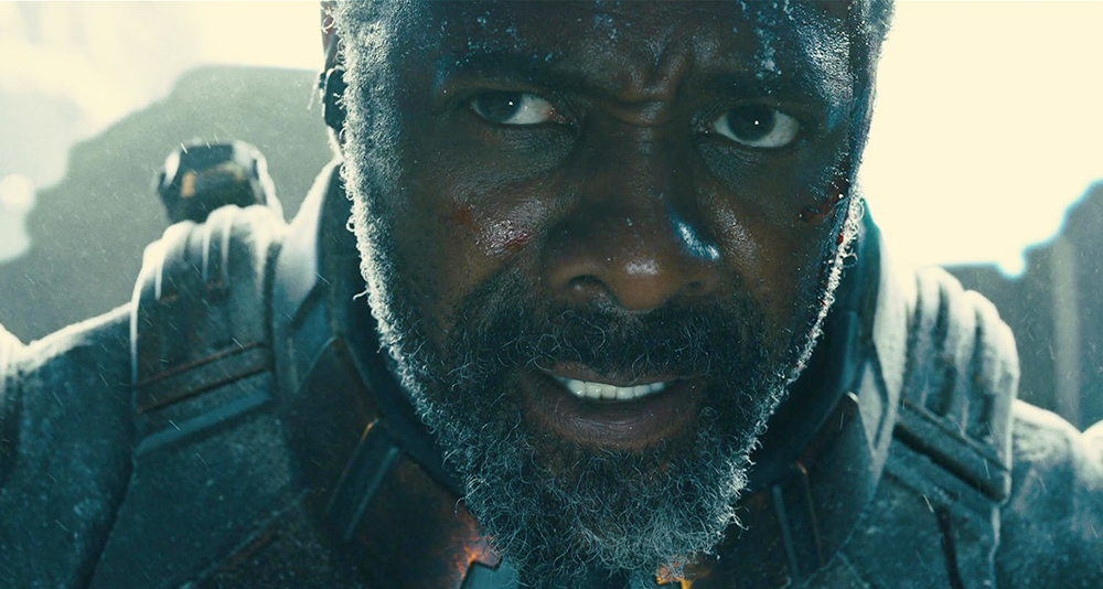 Bloodsport (Idris Elba) makes an infuriating discovery in The Suicide Squad (2021), Warner Bros. Pictures