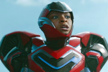 Riri Williams (Dominique Thorne) prepares for takeoff in Black Panther: Wakanda Forever (2022), Marvel Entertainment