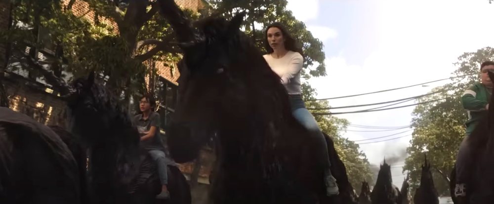 Screenshot Mary rides a unicorn