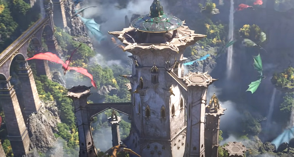 A cinematic from Activision Blizzard's 'World of Warcraft: Dragonflight' trailer