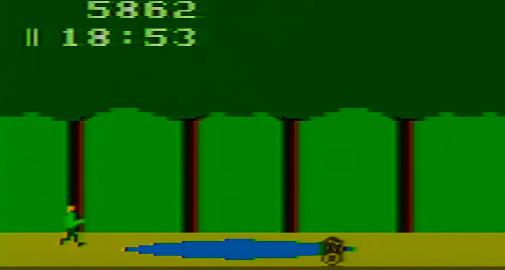 Activision's 'Pitfall' on the original Atari 2600
