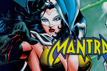 Mantra and the logo, from Malibu Comics