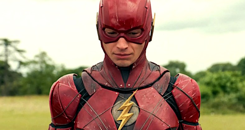Barry looks down in Justice League