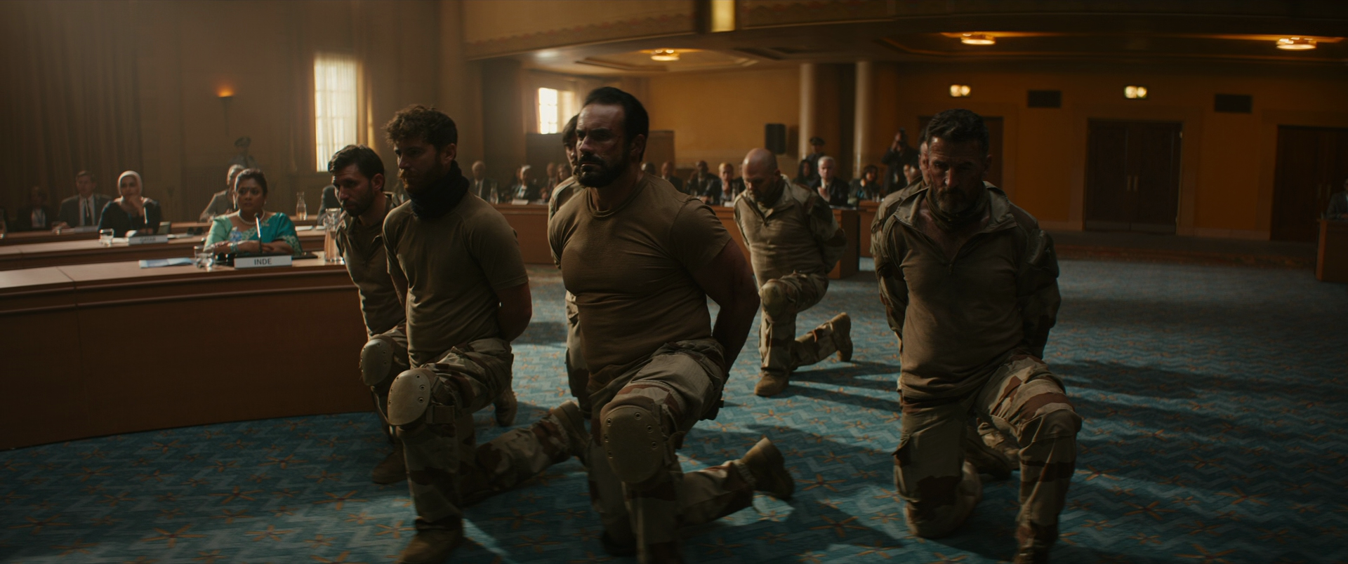 A team of French soldiers is brought before the United Nations in Black Panther: Wakanda Forever (2022), Marvel Entertainment