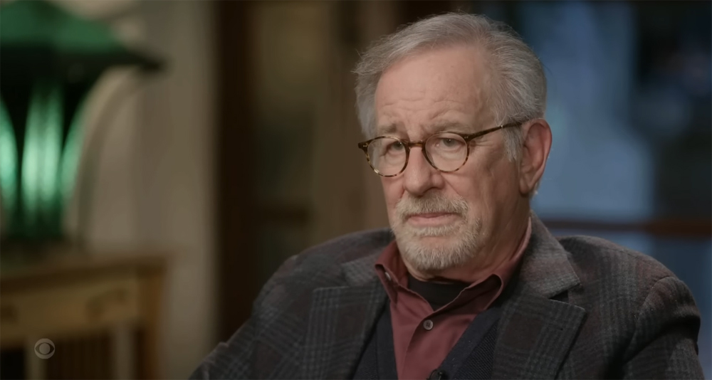 Steven Spielberg on 'The Late Show with Stephen Colbert' (2023) on CBS.
