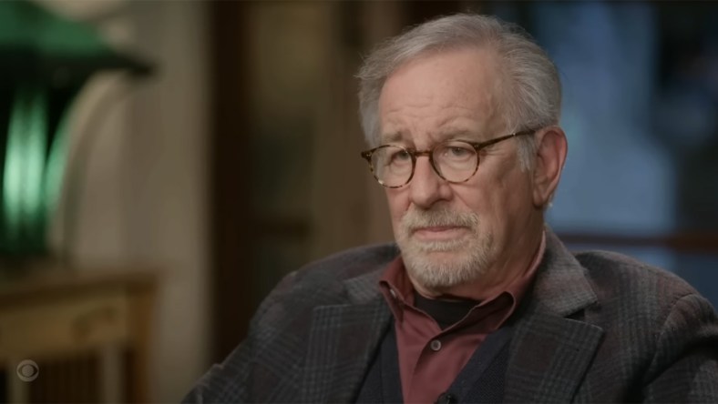 Steven Spielberg on 'The Late Show with Stephen Colbert' (2023) on CBS.